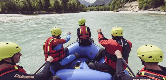 Raftingtour auf der Isar