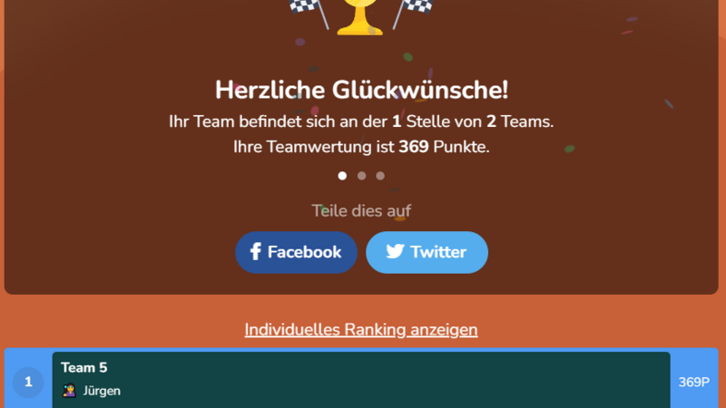 Individuelle Quizshow in Ihrem Büro