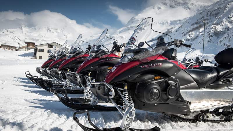 Winter Quad Parcours | Schneemobil-Parcours