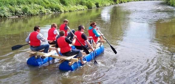 Flossfahren Frankfurt Teamausflug