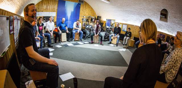 Cajon Power-Day für Ihr Team Cajon, Power-Day, Trommeltag, Trommeln, Indoor, Outdoor