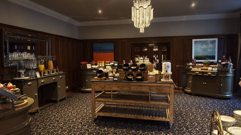 Frühstücksbuffet im Hayfield Manor in Cork
