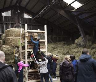 Teambuilding Aktion Lebensturm