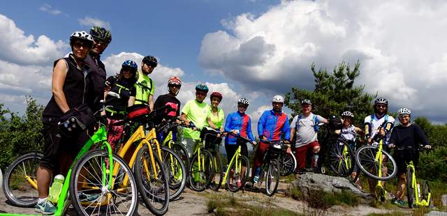 Roller Downhill Fahrt
