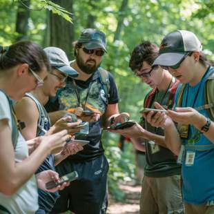 Barbecue und Geocaching