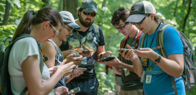 Barbecue und Geocaching