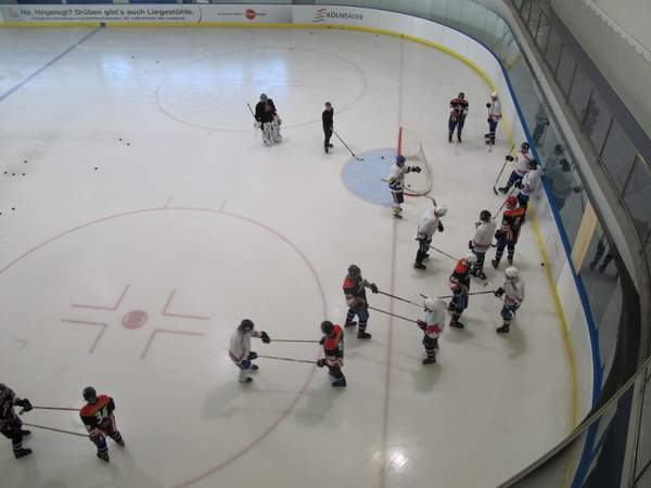 Eishockey Training Team Teambuilding