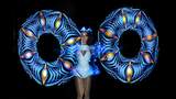 Lichtshow mit Logo LED Showact