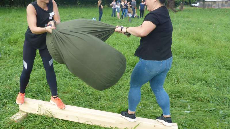 Heusackschlagen Highland Games