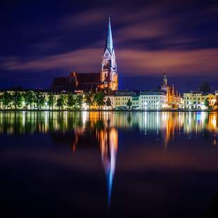 Schwerin bei Nacht Rallye, Glühwein und Abendessen in Schwerin