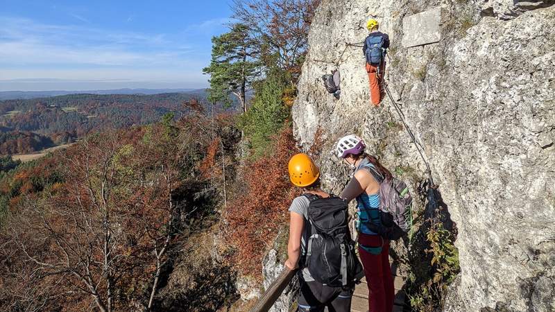 Betriebsausflug Klettersteig