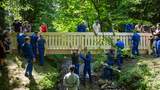 Fertigstellung der Brücke Fertigstellung der Brücke