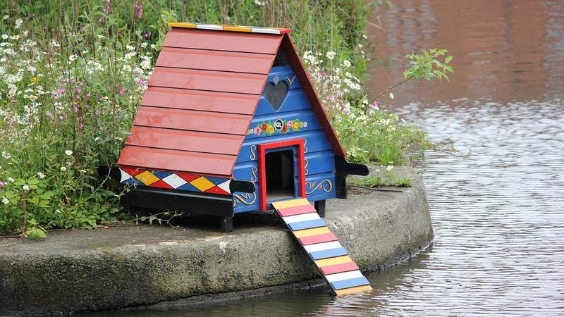 Teamaktivität Vogelfutterhäuser bauen