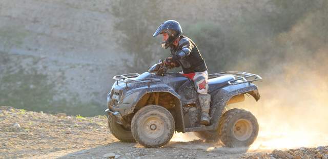 Quadtour Gelände fahren