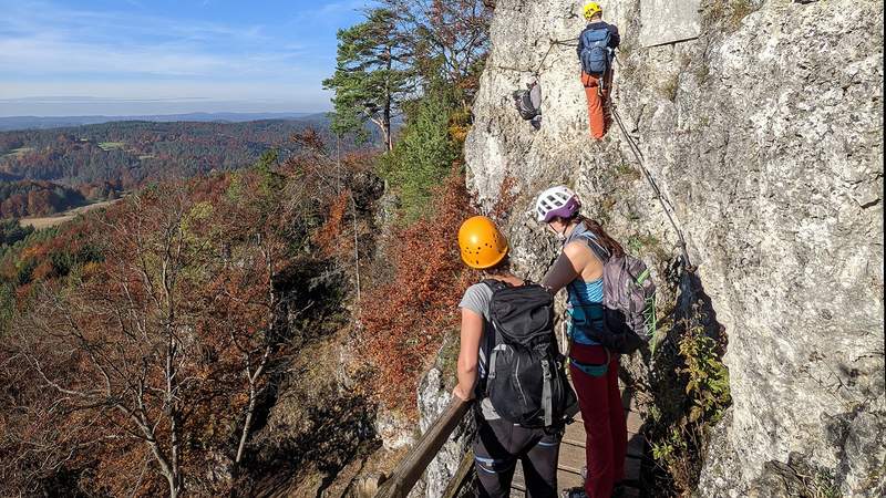 Höhenglücksteig Höhenglücksteig in Franken