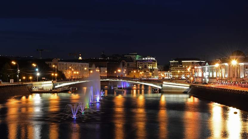 Moskau bei Nacht