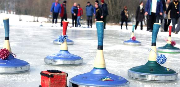 Eisstockschiessen ein alter Rottaler Volkssport