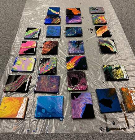 Fluid Art Workshop - Malen im Team