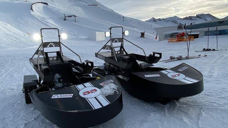 Bobsla Neu! Teamevent mit Elektro-Bobs im Schnee