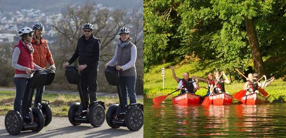 1/2-Tagesausflug Segway & Kanu bei Heilbronn