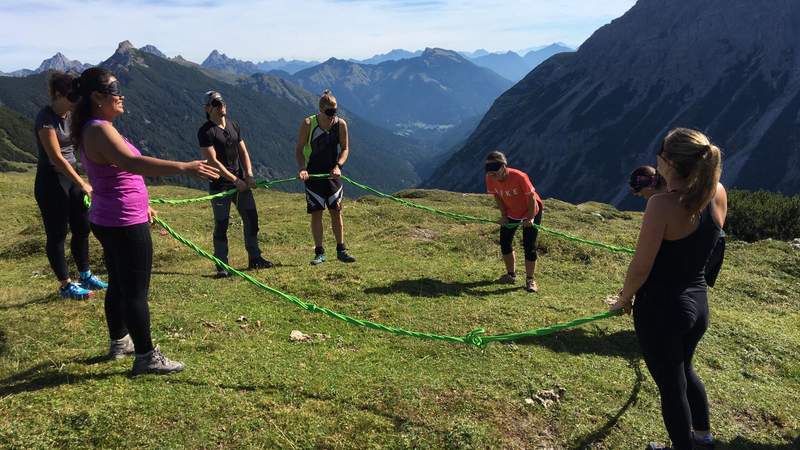 Einzigartiges Teamevent in den Allgäuer Alpen