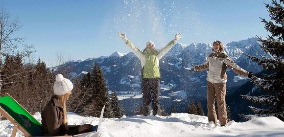 Winterspaß auf der Wannenkopfhütte