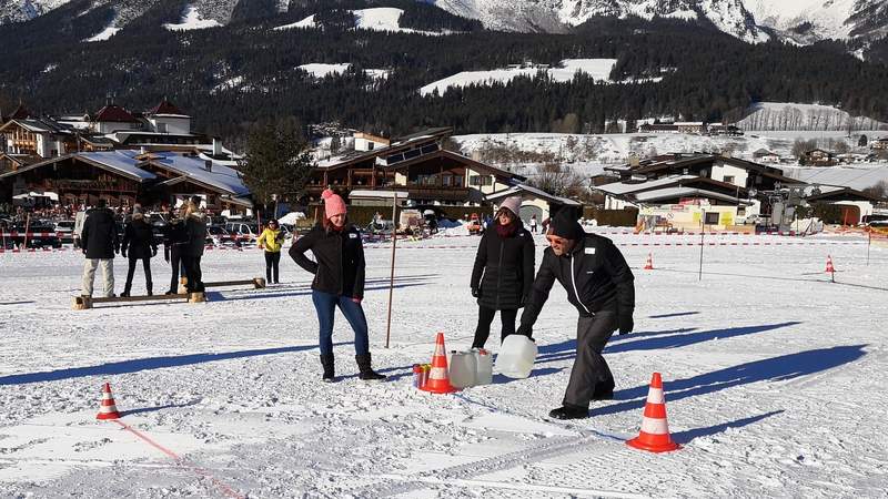 Kitzbühel-Incentive im Schnee