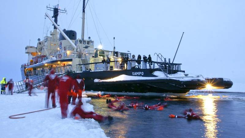Floating und Eisbrecher