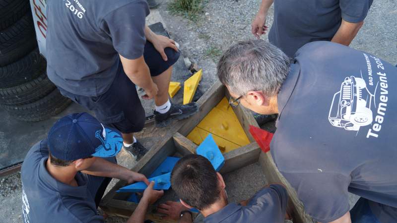 Offroad Teambuilding im AdventureSteinbruch Künzelsau