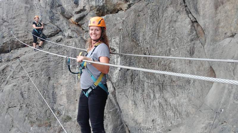 Klettersteig, Via Ferrata, Klettern, Adrenalin, Abseilen