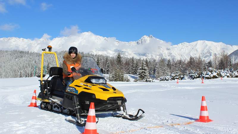 Team-Erlebnis im Schnee