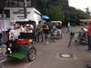 Fahrrad-Rikschas beim Kölschen Picknick im Rheinpark