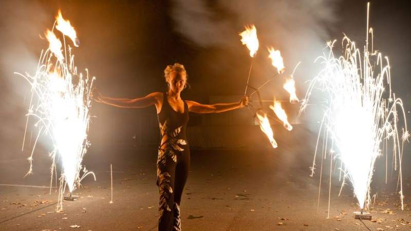 Die moderne Feuershow