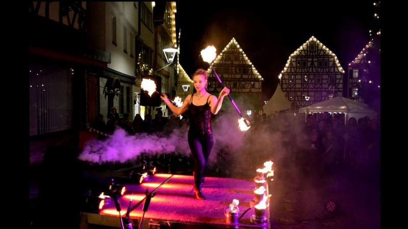 Die moderne Feuershow
