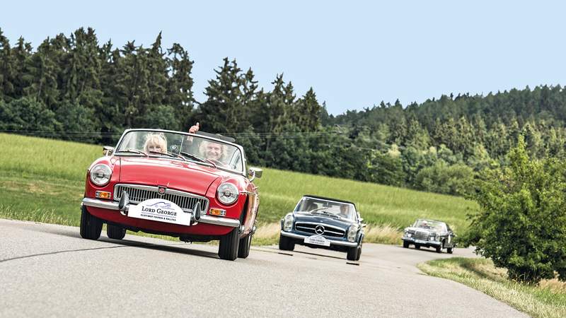 Oldtimer Rallye für Team