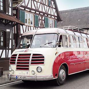 Nostalgiebusfahrt durchs Weinland Rheinhessen