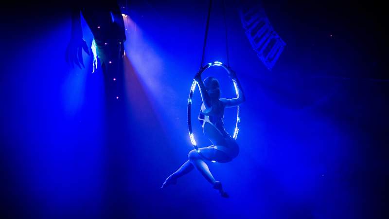 LED Luftakrobatie LED Aerial Hoop