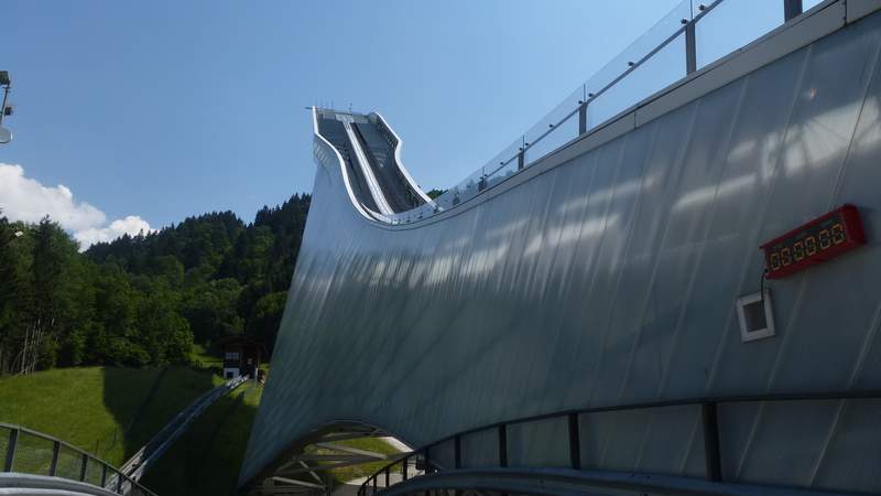 Führung auf die Olympia Skisprungschanze!