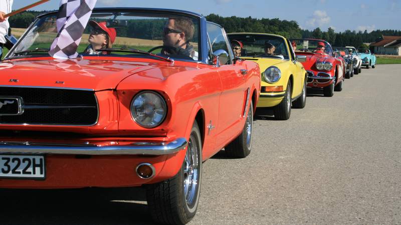 Oldtimer-Rallye mit echten Klassikern