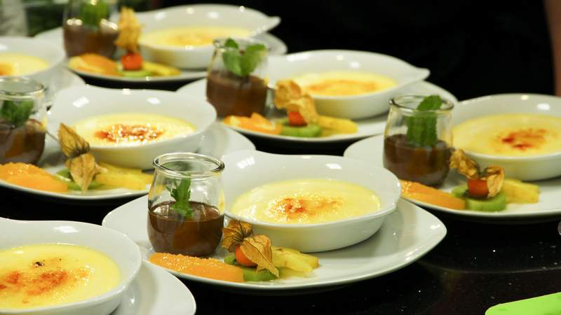 Crème Brûlée zum Desert