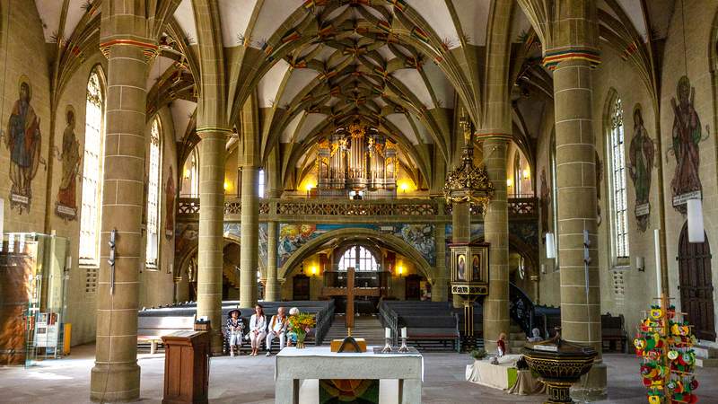 Bad Wimpfen Evang. Stadtkirche Innen