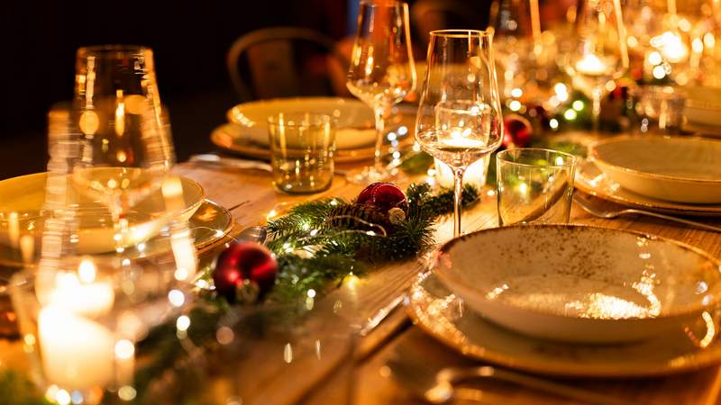 Weihnachtsfeier "Gans schön festlich"