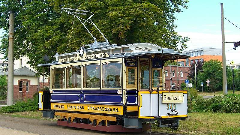 Straßenbahn um 1900 Leipzig Reisen wie um 1900 – Historische Straßenbahn