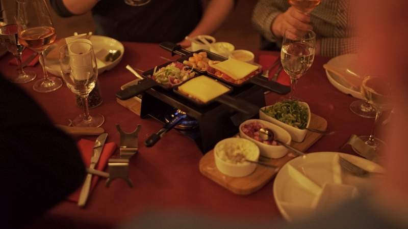 Raclette-Arrangement