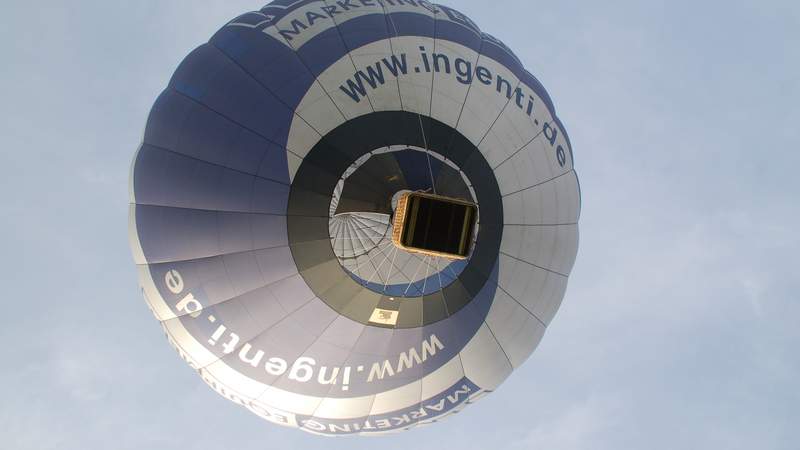 Ballon fliegen als Betriebsausflug