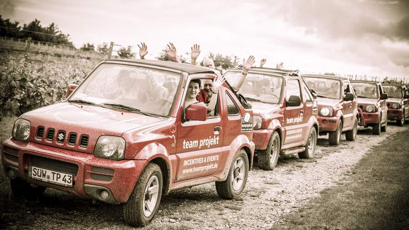 Wein-Safari mit Cabrio-Jeeps (pilotiert!)