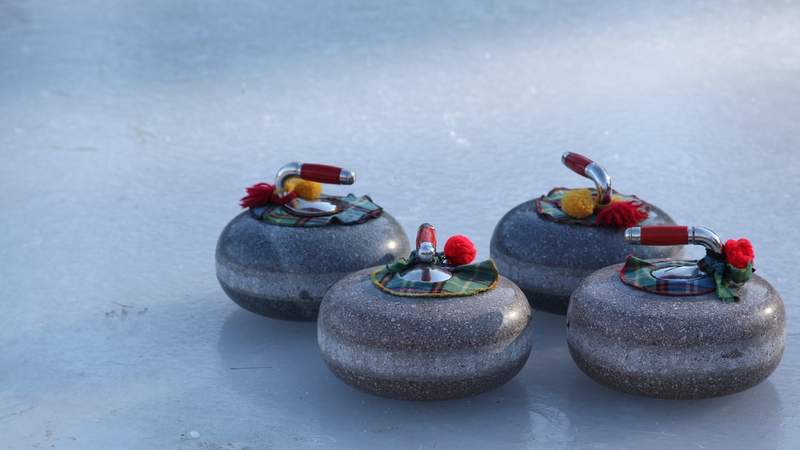 Winter-Olympiade im Eisstadion