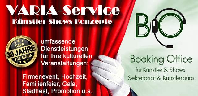 Booking Office, Künstlerbüro, VARIA_Service