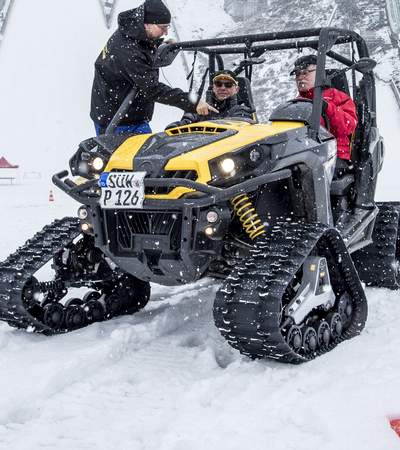 Winter Quad Parcours | Schneemobil-Parcours