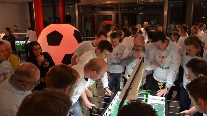Kickerevent im CC Foyer Kicker-Event